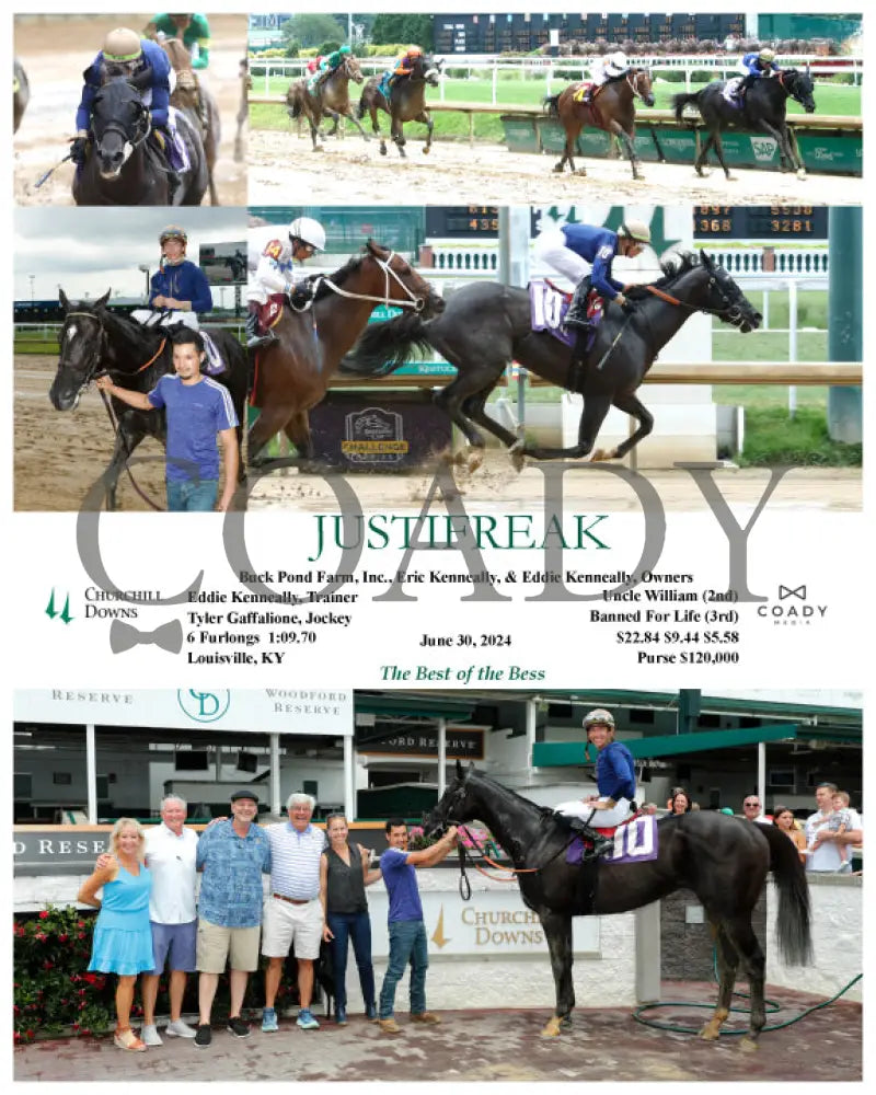 Justifreak - 06-30-24 R02 Cd Churchill Downs