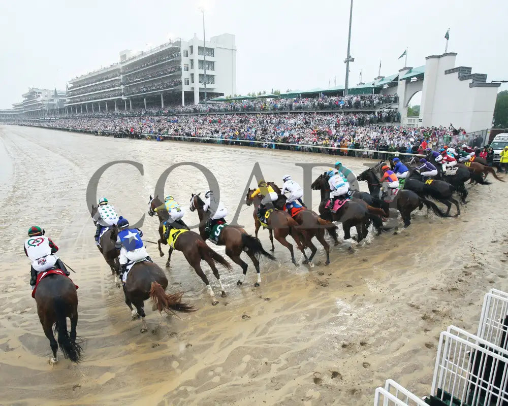 Justify - 050518 Race 12 Cd The Kentucky Derby G1 Gate Start 02 Churchill Downs