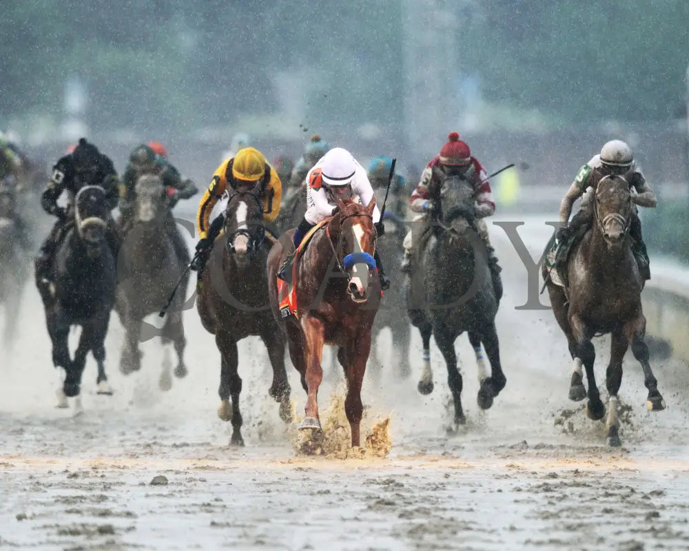 Justify - 050518 Race 12 Cd The Kentucky Derby G1 Head On 01 Churchill Downs