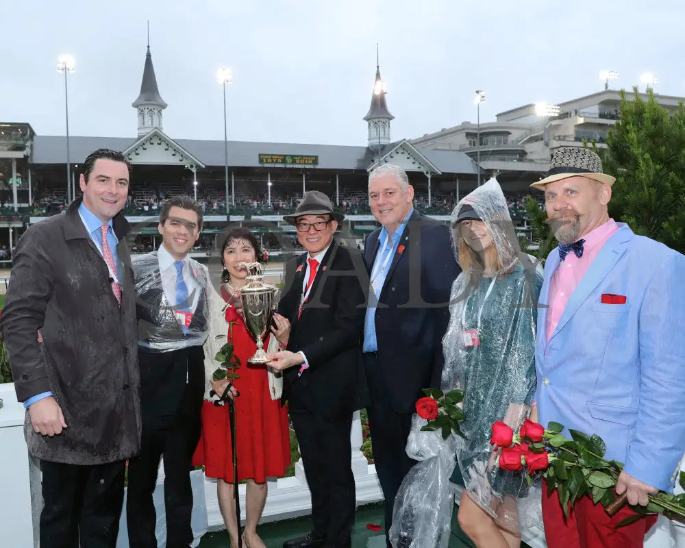 Justify - 050518 Race 12 Cd The Kentucky Derby G1 Trophy Group Photo 03 Churchill Downs