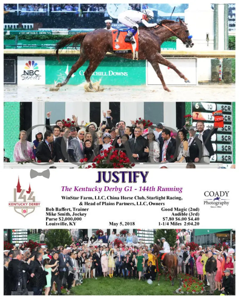 Justify - 050518 The Kentucky Derby G1 Wc2 Churchill Downs