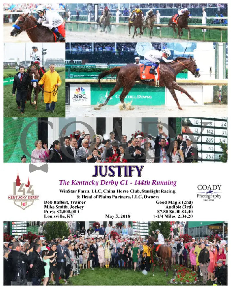 Justify - 050518 The Kentucky Derby G1 Wc6 Churchill Downs