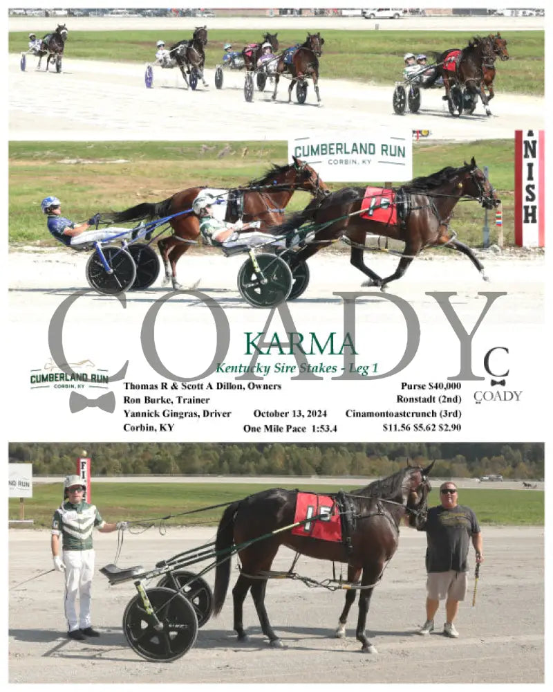 Karma - Kentucky Sire Stakes Leg 1 10-13-24 R05 Clr Cumberland Run