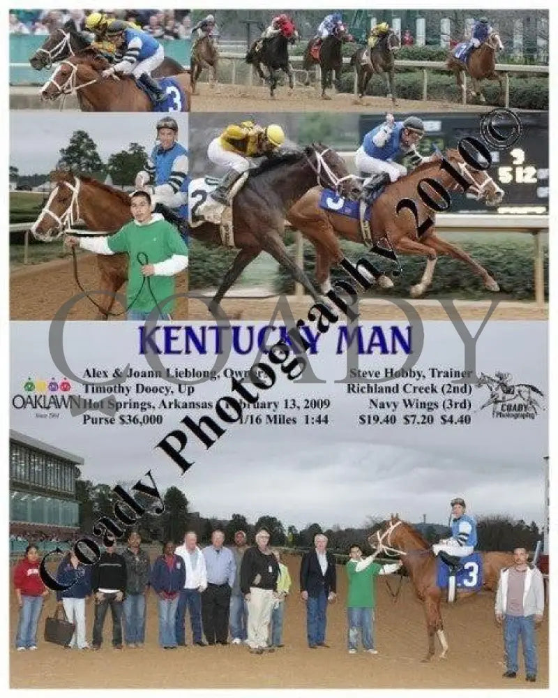 Kentucky Man - 2 13 2009 Oaklawn Park