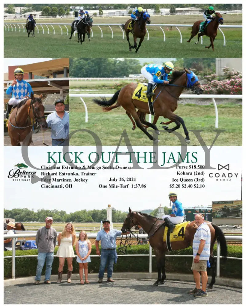 Kick Out The Jams - 07-26-24 R05 Btp Belterra Park