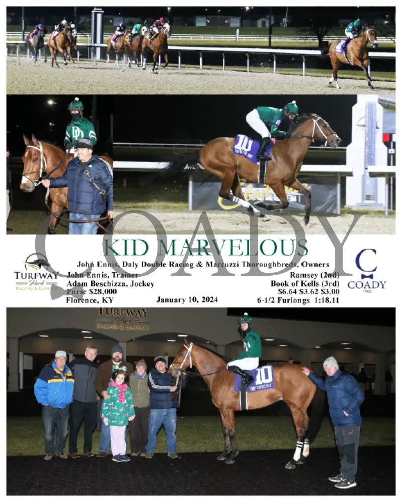 Kid Marvelous - 01-10-24 R01 Tp Turfway Park