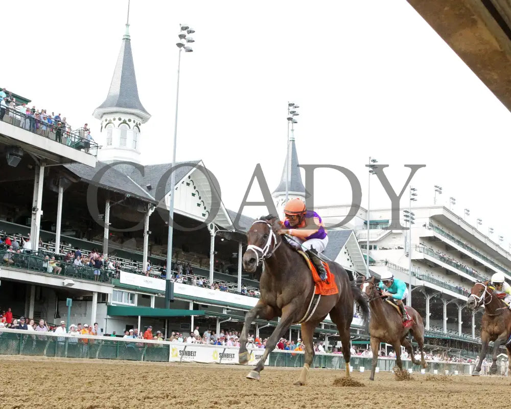 Kingsbarns - The Stephen Foster G1 06-29-24 R11 Cd Under Rail 01 Churchill Downs