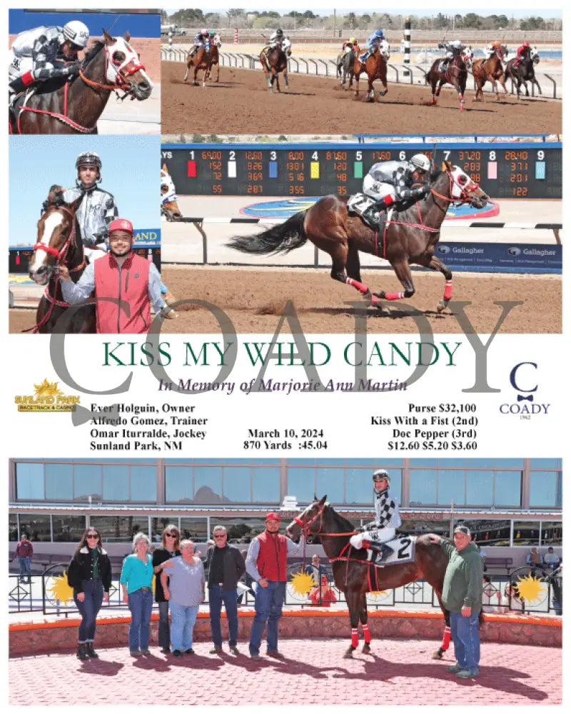 Kiss My Wild Candy - In Memory Of Marjorie Ann Martin 03 - 10 - 24 R02 Sun Sunland Park