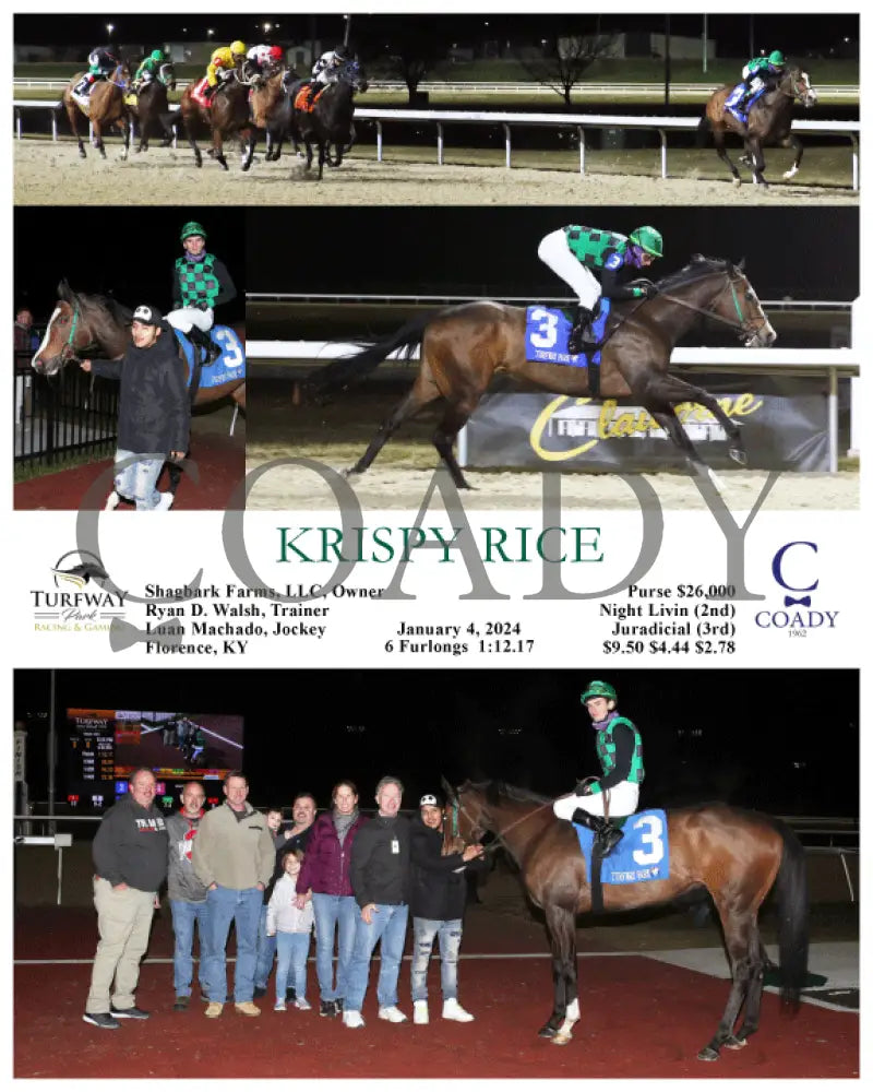 Krispy Rice - 01-04-24 R03 Tp Turfway Park