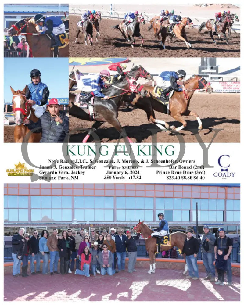 Kung Fu King - 01-06-24 R06 Sun Sunland Park