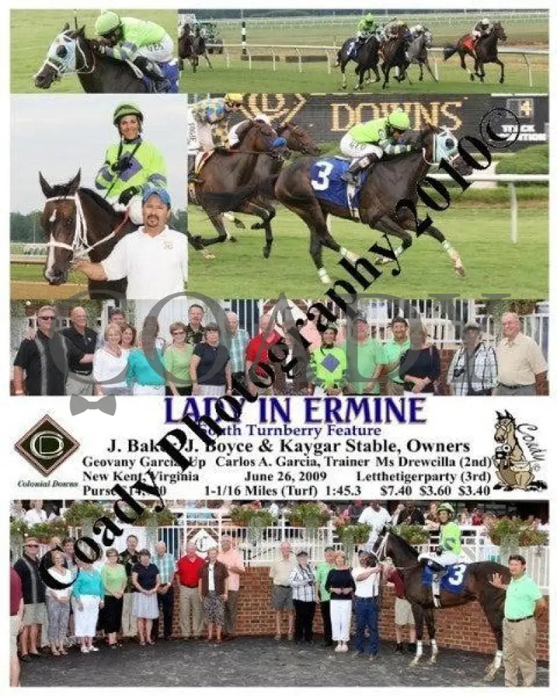 Lady In Ermine - South Turnberry Feature 6 2 Colonial Downs