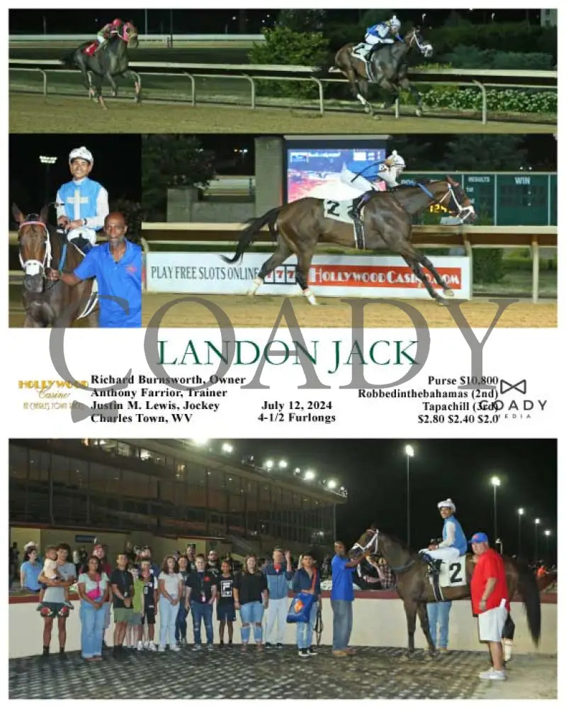 Landon Jack - 07-12-24 R08 Ct Hollywood Casino At Charles Town Races