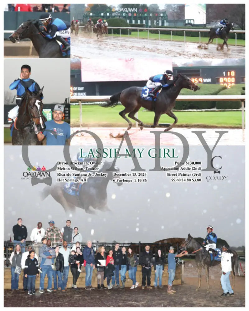 Lassie My Girl - 12-15-24 R09 Op Oaklawn Park