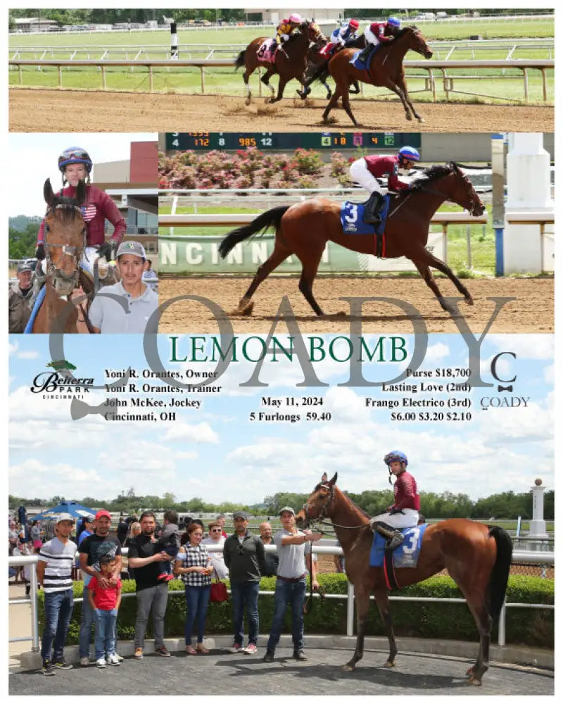 Lemon Bomb - 05-11-24 R05 Btp Belterra Park