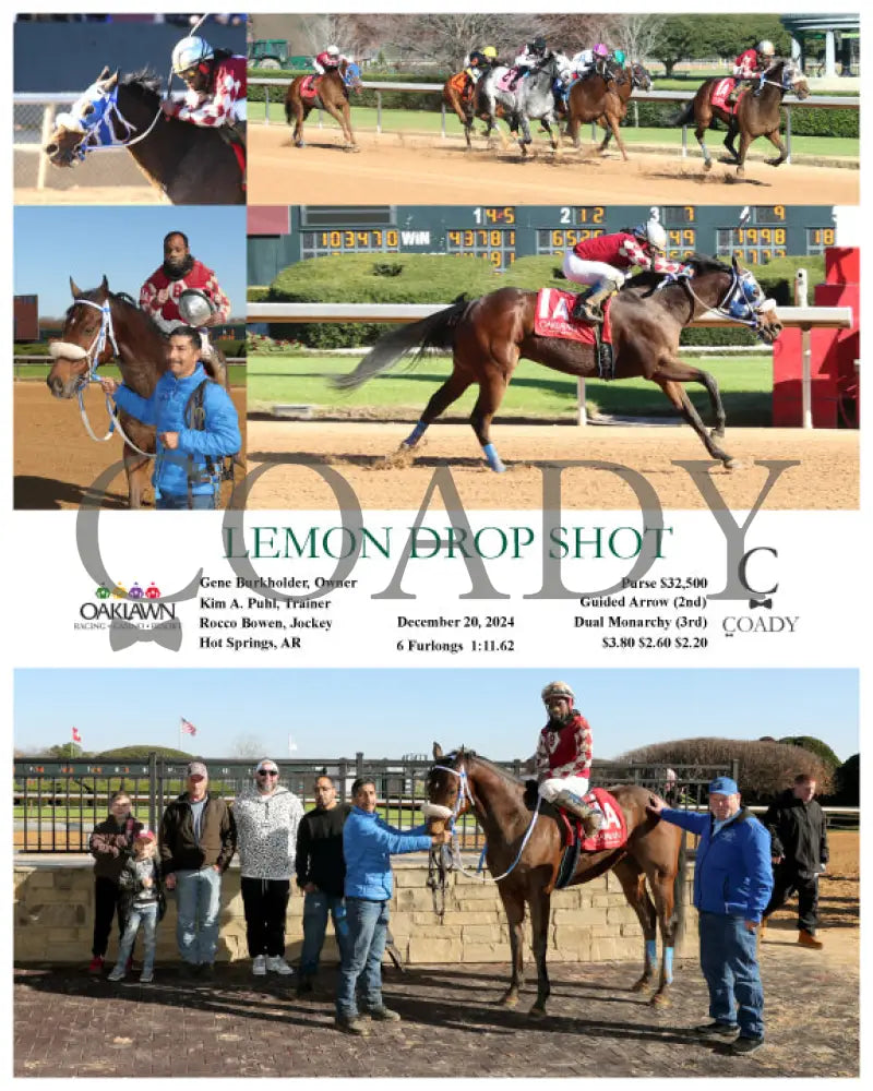 Lemon Drop Shot - 122024 Race 03 Op Oaklawn Park