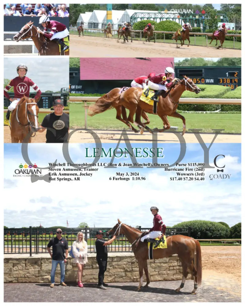 Lemonesse - 05-03-24 R03 Op Oaklawn Park