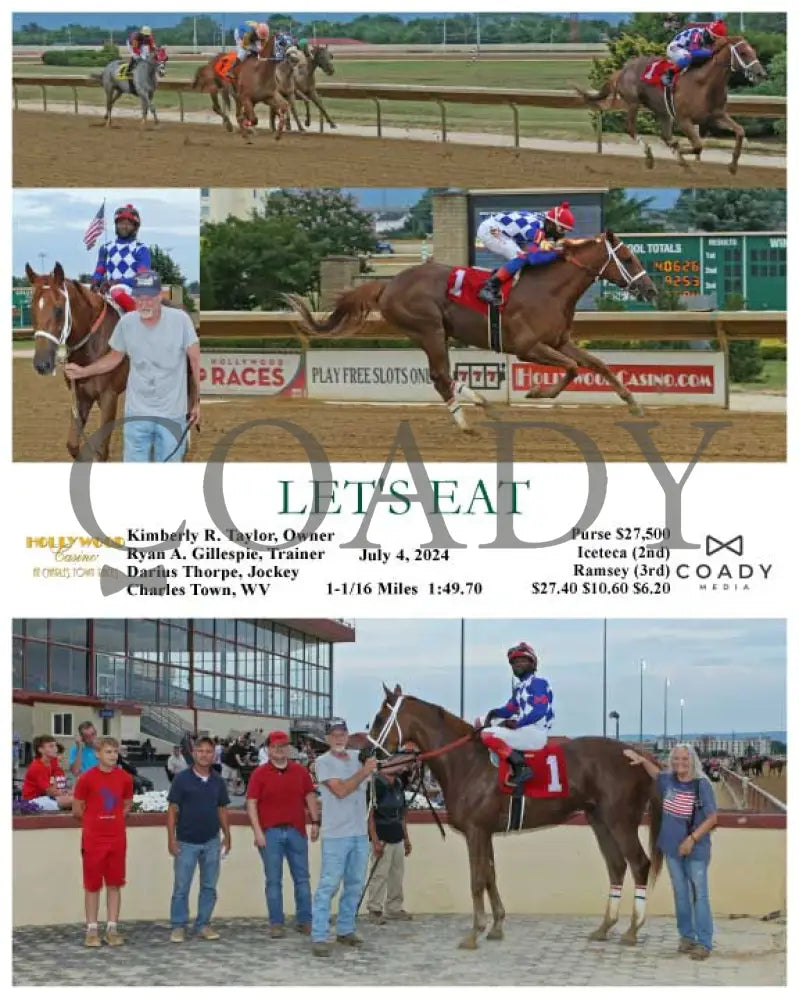 Let’s Eat - 07-04-24 R01 Ct Hollywood Casino At Charles Town Races