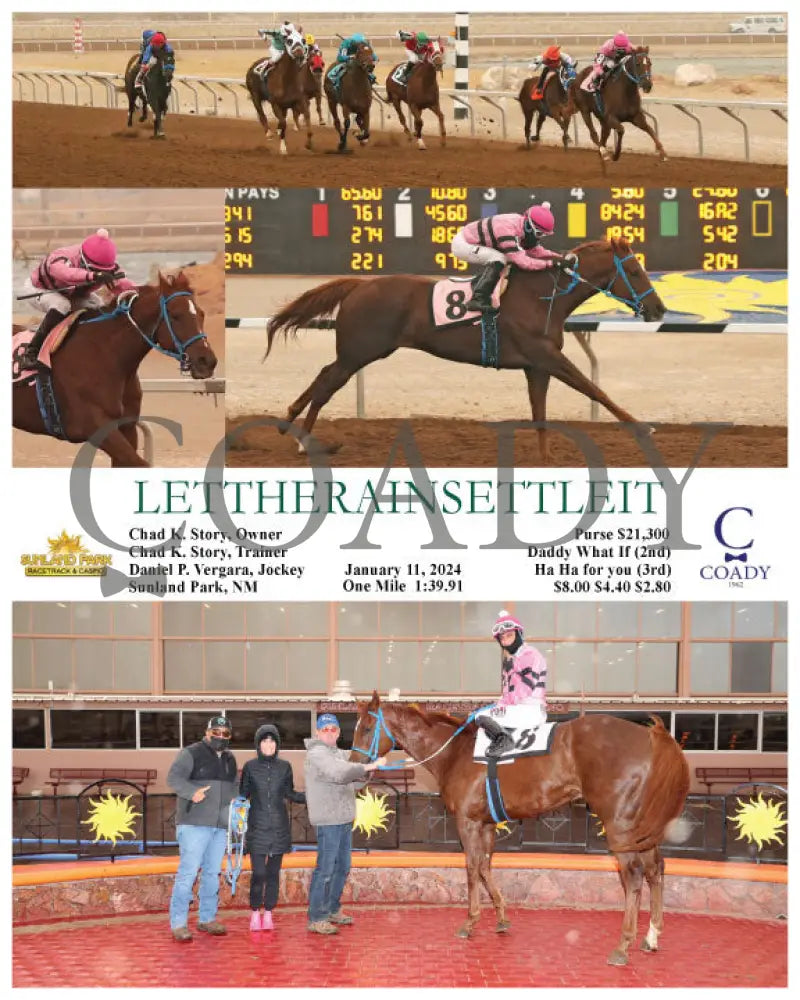 Lettherainsettleit - 01-11-24 R08 Sun Sunland Park