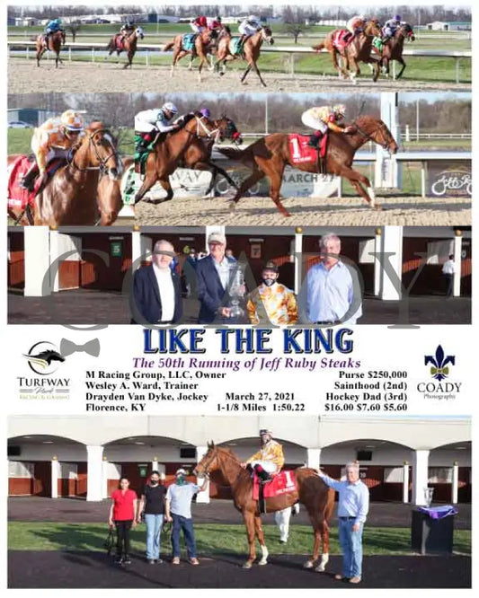 Like The King - The 50Th Running Of Jeff Ruby Steaks 03-27-21 R11 Tp Turfway Park