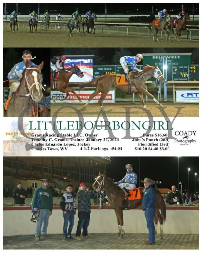 Littlebourbongirl - 01-27-24 R02 Ct Hollywood Casino At Charles Town Races