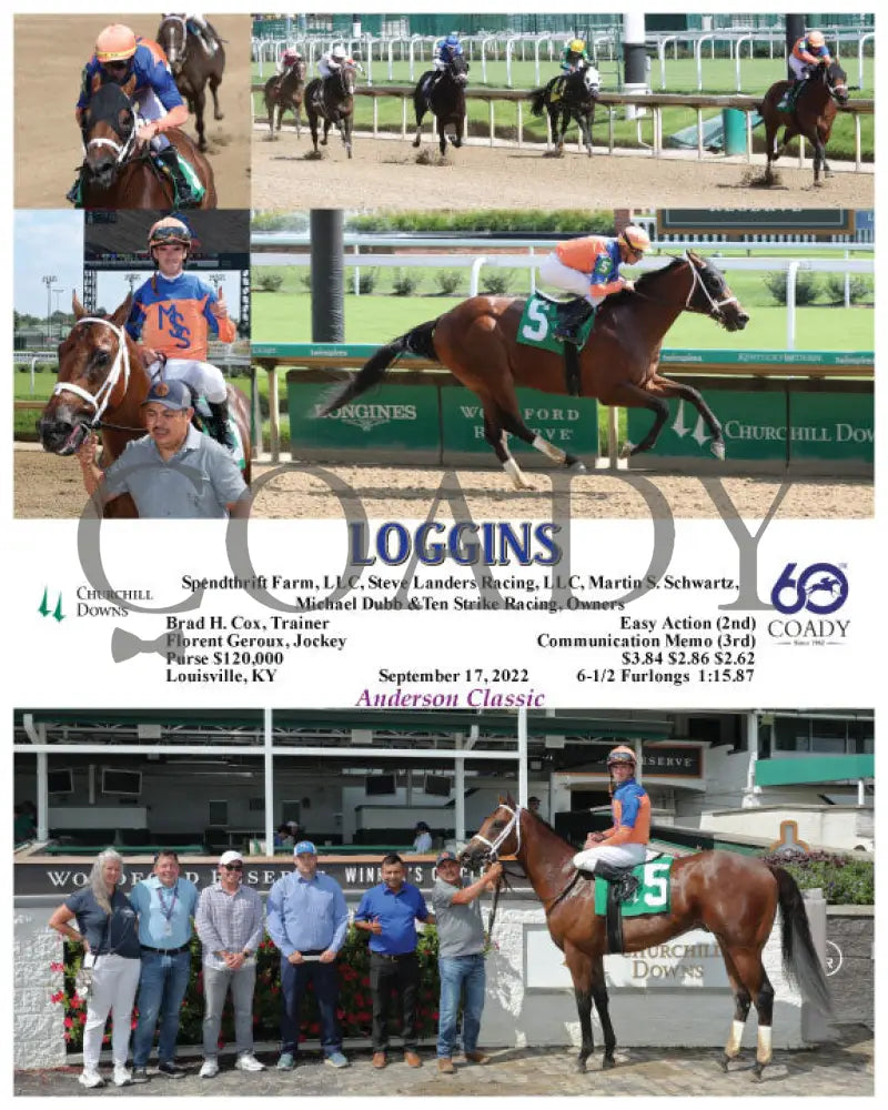 Loggins - 09-17-22 R05 Cd Churchill Downs