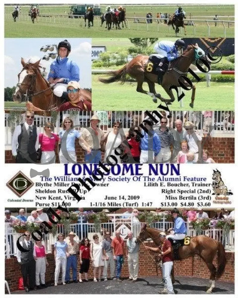 Lonesome Nun - The William & Mary Society Of Colonial Downs