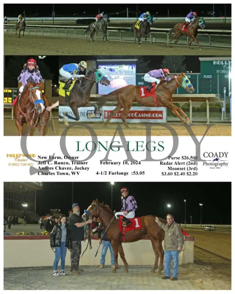 Long Legs - 02-10-24 R02 Ct Hollywood Casino At Charles Town Races