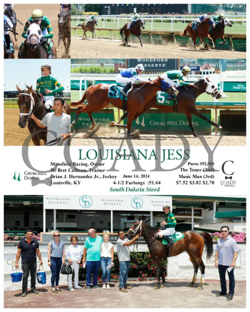 Louisiana Jess - 06-14-24 R02 Cd Churchill Downs