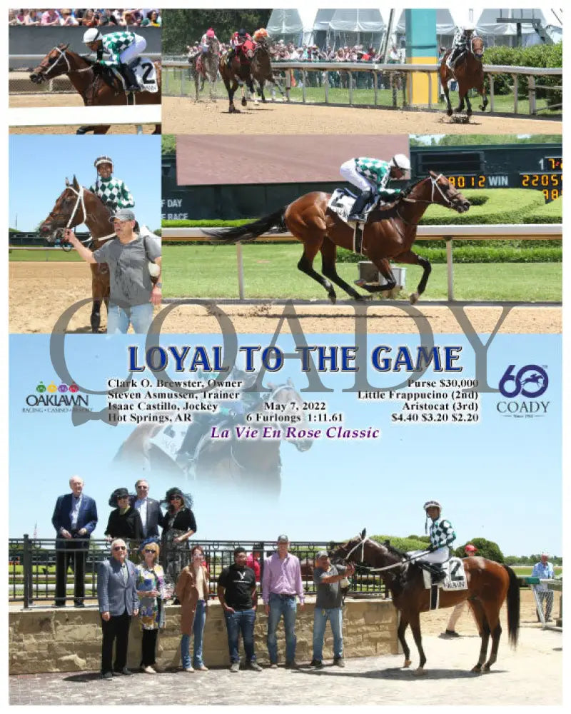 Loyal To The Game - 05-07-22 R03 Op Oaklawn Park