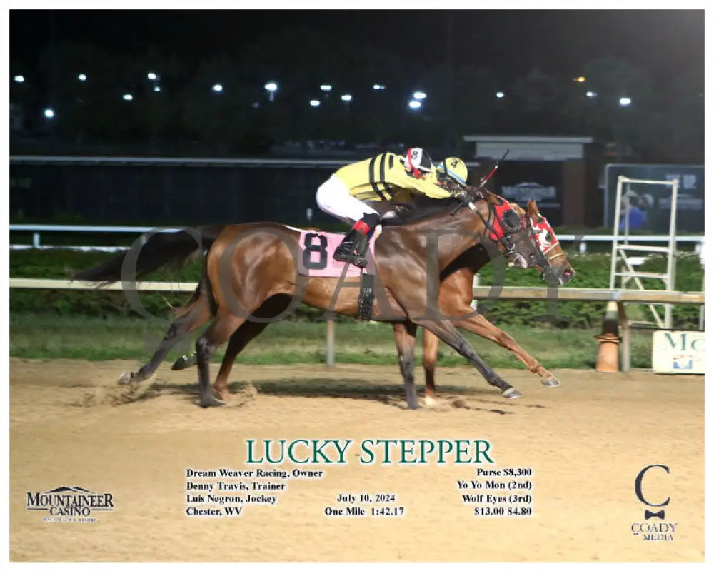 Lucky Stepper - 07-10-24 R08 Mnr Mountaineer Park