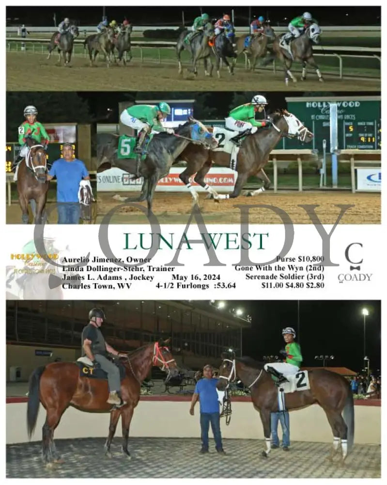 Luna West - 05-16-24 R05 Ct Hollywood Casino At Charles Town Races