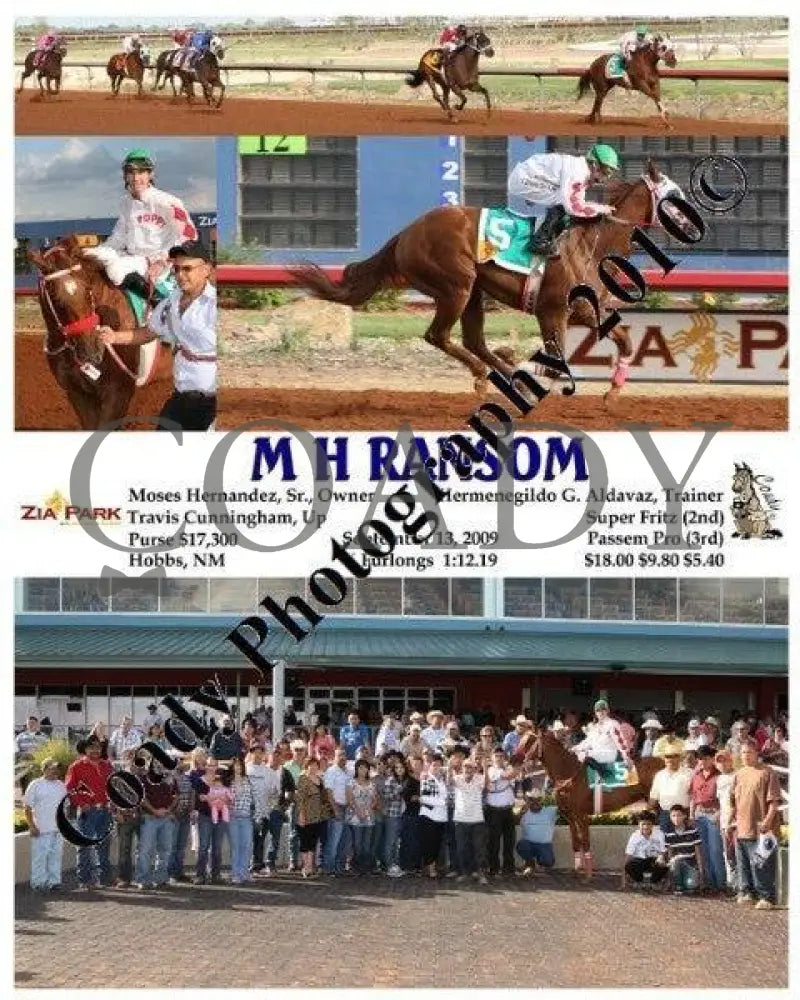 M H Ransom - 9 13 2009 Zia Park