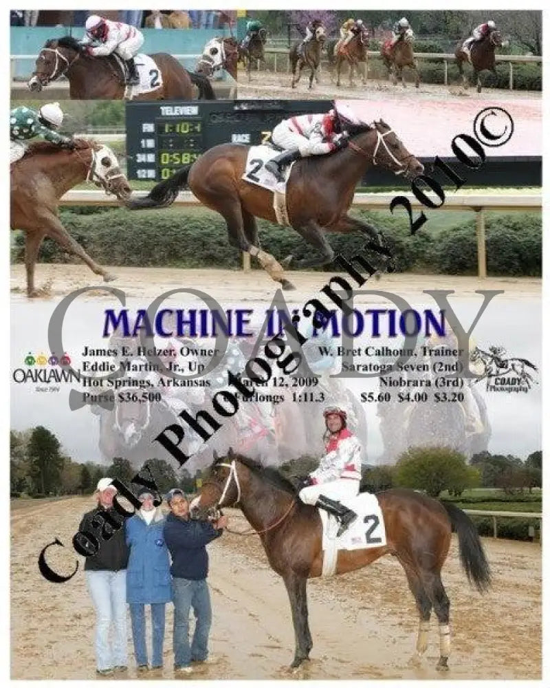 Machine In Motion - 3 12 2009 Oaklawn Park