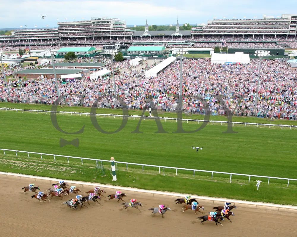 Mage - The Kentucky Derby 149Th Running 05-06-23 R12 Cd Aerial Backstretch 01 Churchill Downs