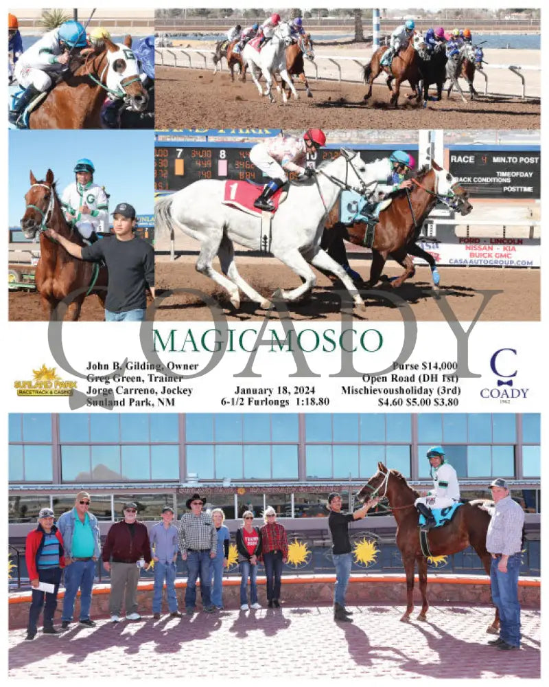 Magic Mosco - 01-18-24 R4 Sun Sunland Park