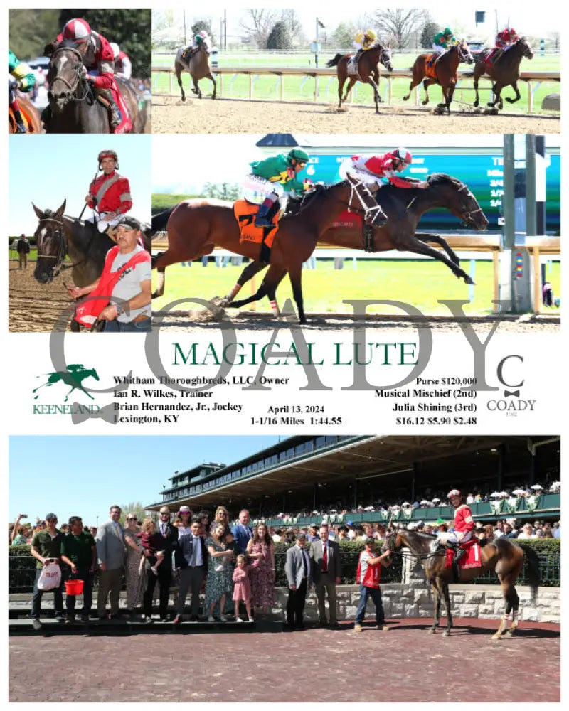 Magical Lute - 04 - 13 - 24 Race 6 Kee Keeneland