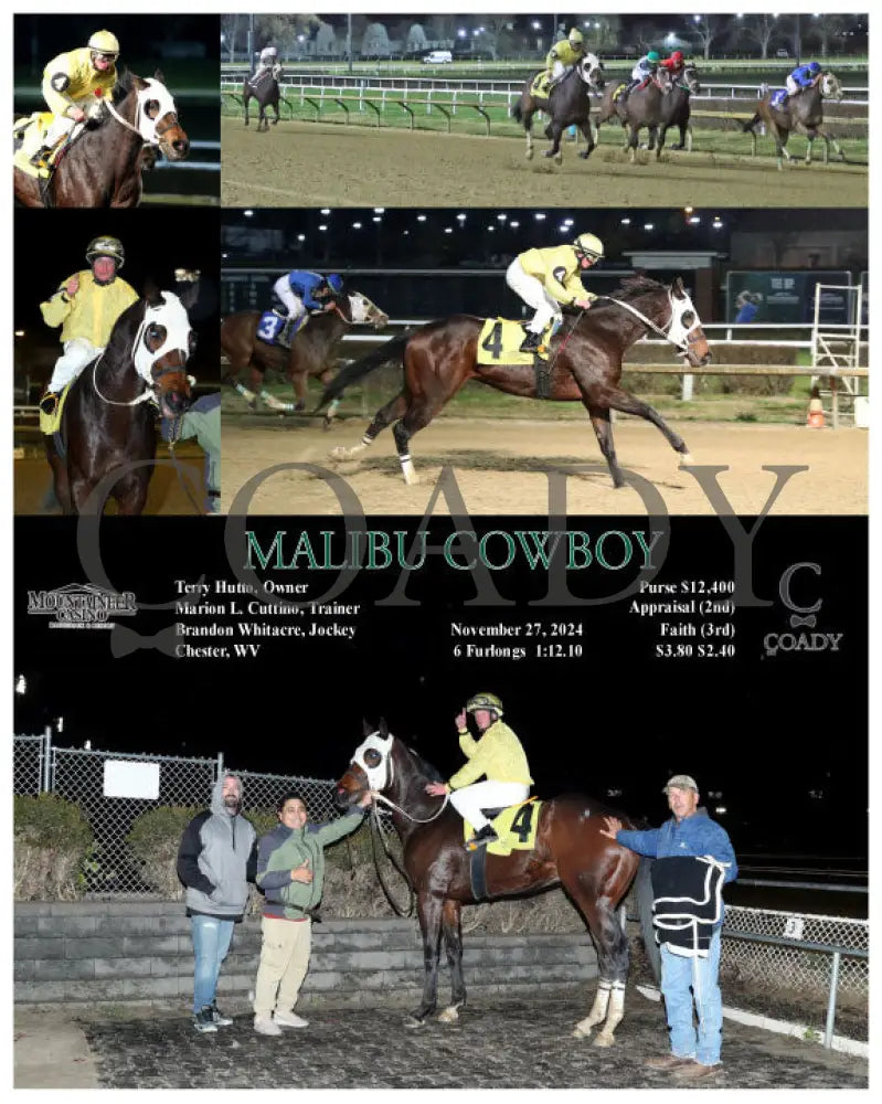 Malibu Cowboy - 11-27-24 R05 Mnr Mountaineer Park