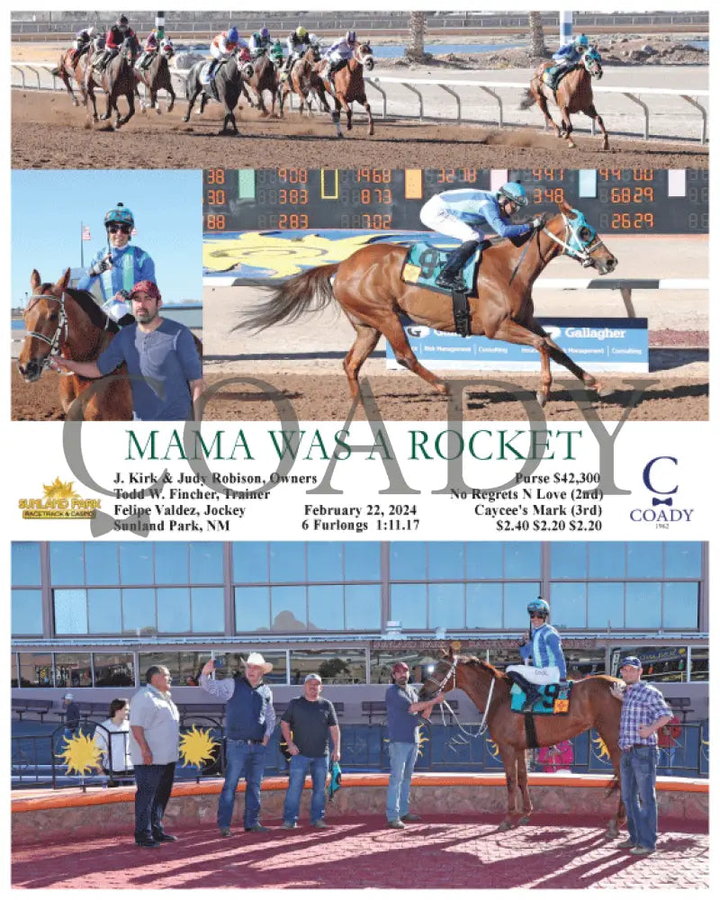 Mama Was A Rocket - 02-22-24 R08 Sun Sunland Park