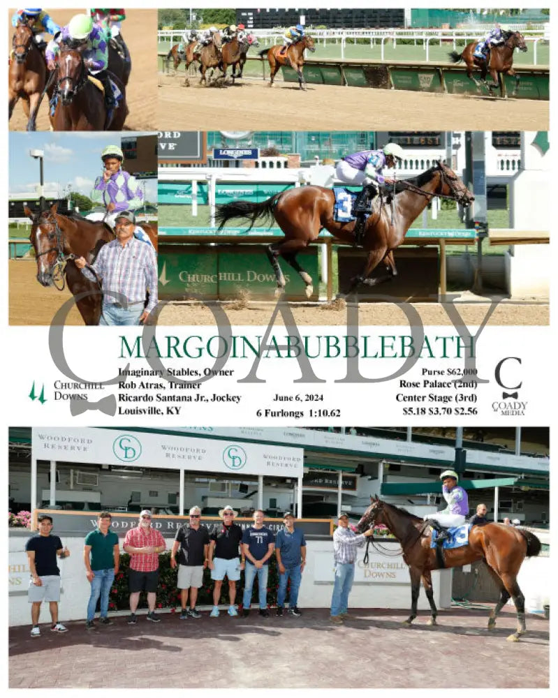 Margoinabubblebath - 06-06-24 R02 Cd Churchill Downs