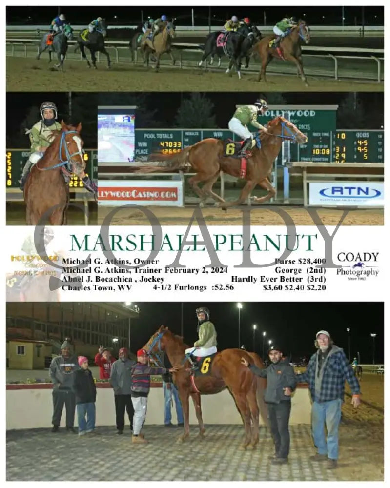 Marshall Peanut - 02-02-24 R07 Ct Hollywood Casino At Charles Town Races