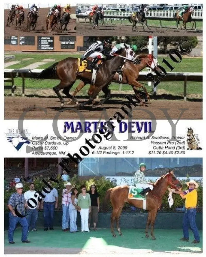 Marti S Devil - 8 2009 Downs At Albuquerque