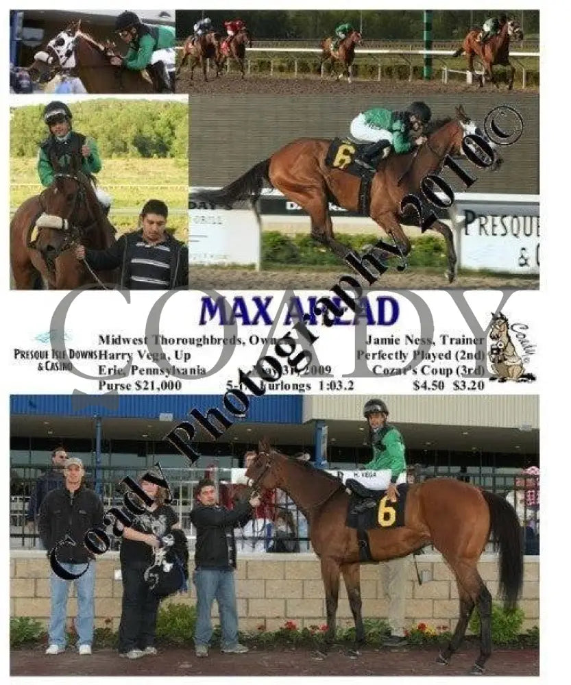 Max Ahead - 5 31 2009 Presque Isle Downs