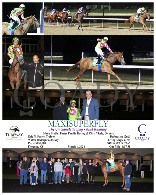 Maxisuperfly - The Cincinnati Trophy 42Nd Running 03-01-24 R06 Tp Turfway Park