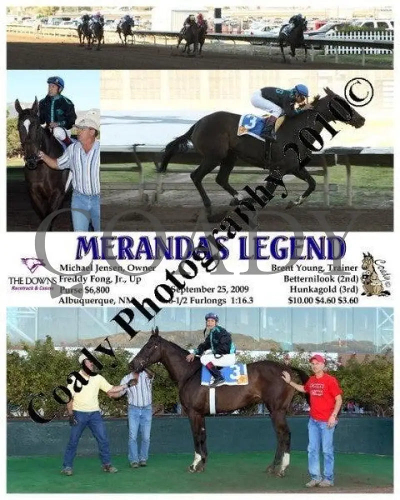 Merandas Legend - 9 25 2009 Downs At Albuquerque
