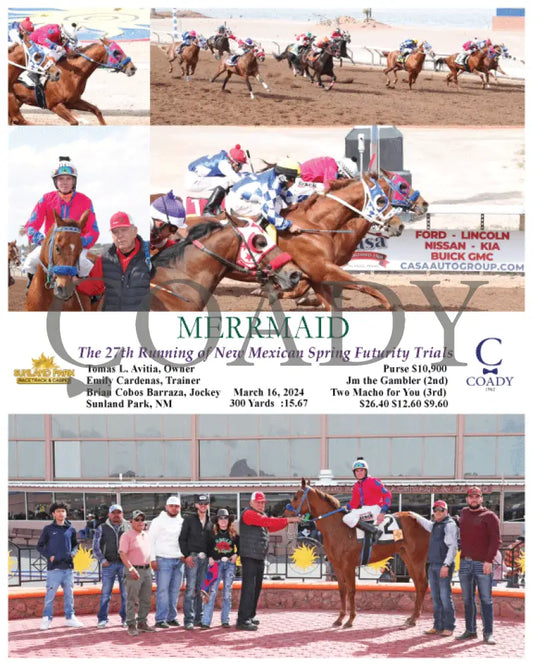 Merrmaid - The 27Th Running Of New Mexican Spring Futurity Trials 03 - 16 - 24 R08 Sun Sunland Park
