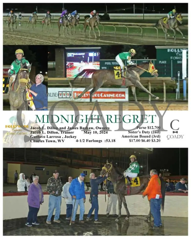 Midnight Regret - 05-10-24 R08 Ct Hollywood Casino At Charles Town Races