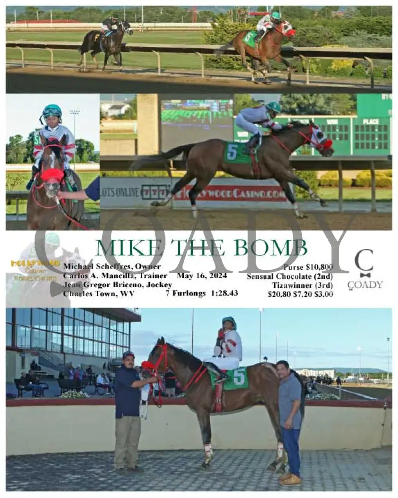 Mike The Bomb - 05-16-24 R01 Ct Hollywood Casino At Charles Town Races