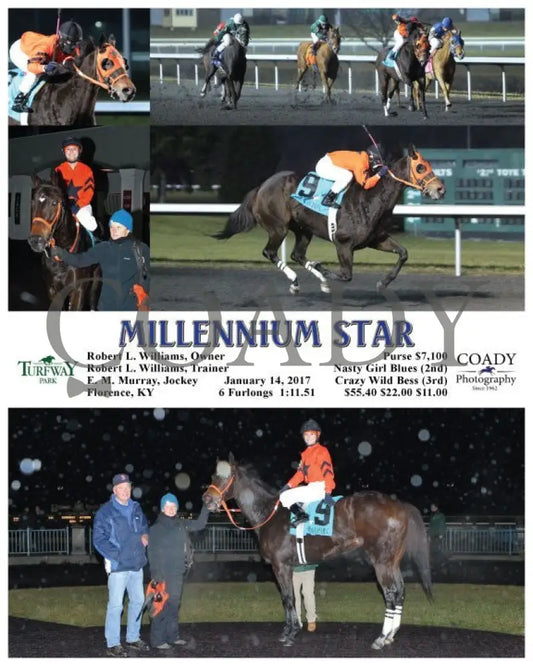 Millennium Star - 011417 Race 02 Tp Turfway Park