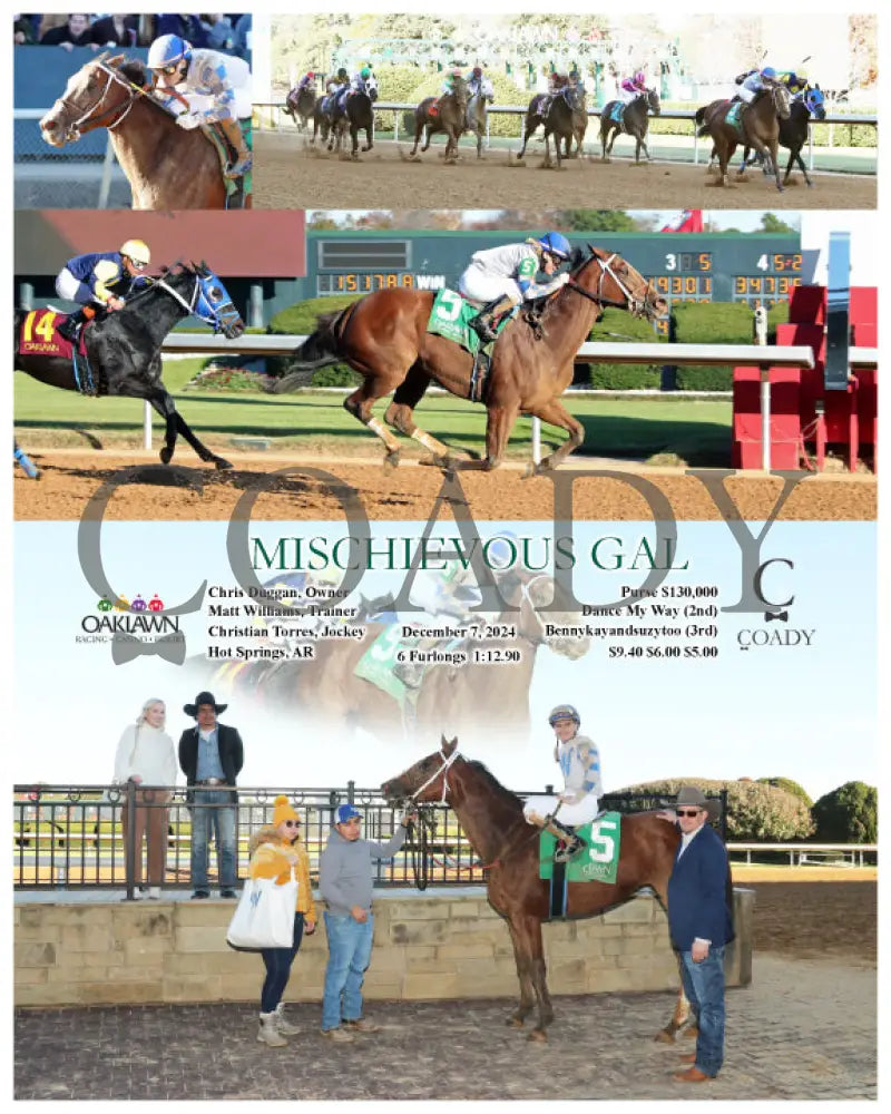 Mischievous Gal - 12-07-24 R06 Op Oaklawn Park