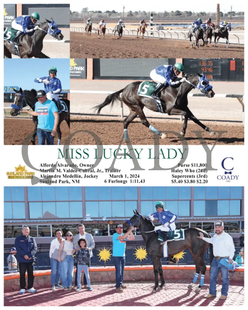 Miss Lucky Lady - 03-01-24 R08 Sun Sunland Park